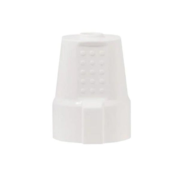 Ficha hembra schuko tierra lateral 16A blanca