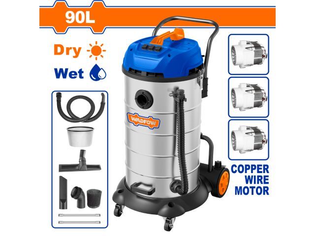 ASPIRADORA Wadfow 90LT 3600W 3 WVR5A90 (ALQUILER)