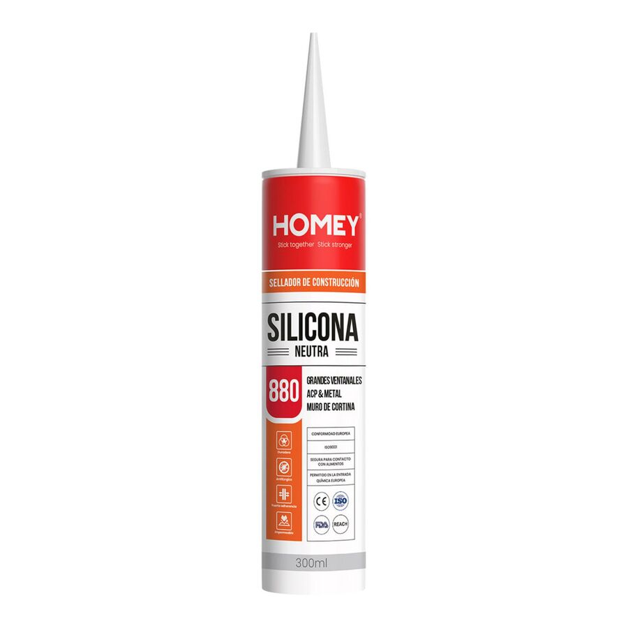 SILICONA NEUTRA 880 300ML HOMEY BLANCA