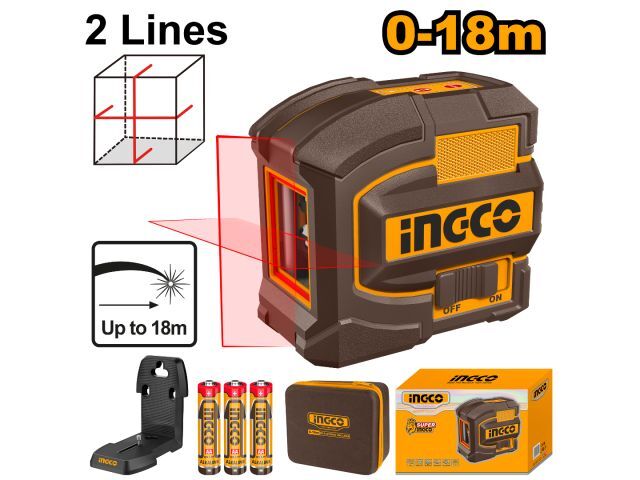 NIVEL LASER AUTONIVELANTE LUZ ROJA 0-18MTS MAGNETICO