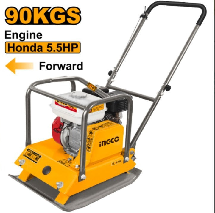 PLANCHA COMPACTADORA 90KG MOTOR HONDA 5.5HP INGCO (VENTA)