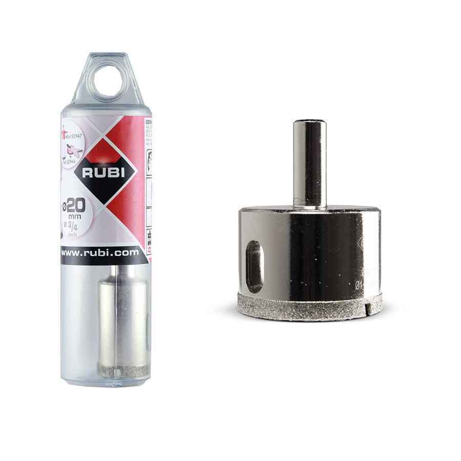 Corona Diamantada P/Porcelanato 43mm Rubi 05965