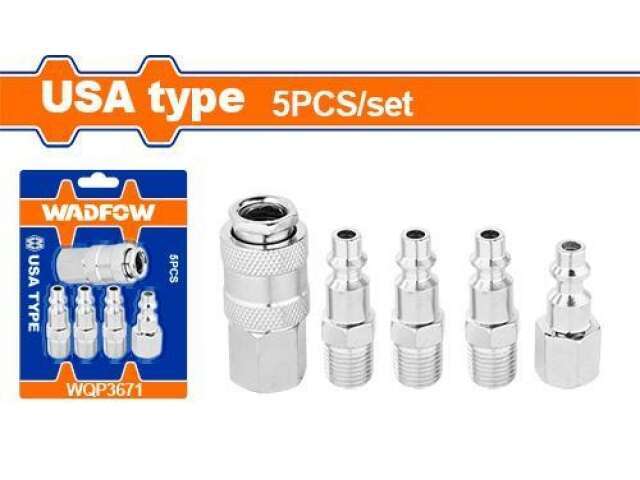 SET X 5 ACOPLES PARA COMPRESOR 1/4 WADFOW WQP3671