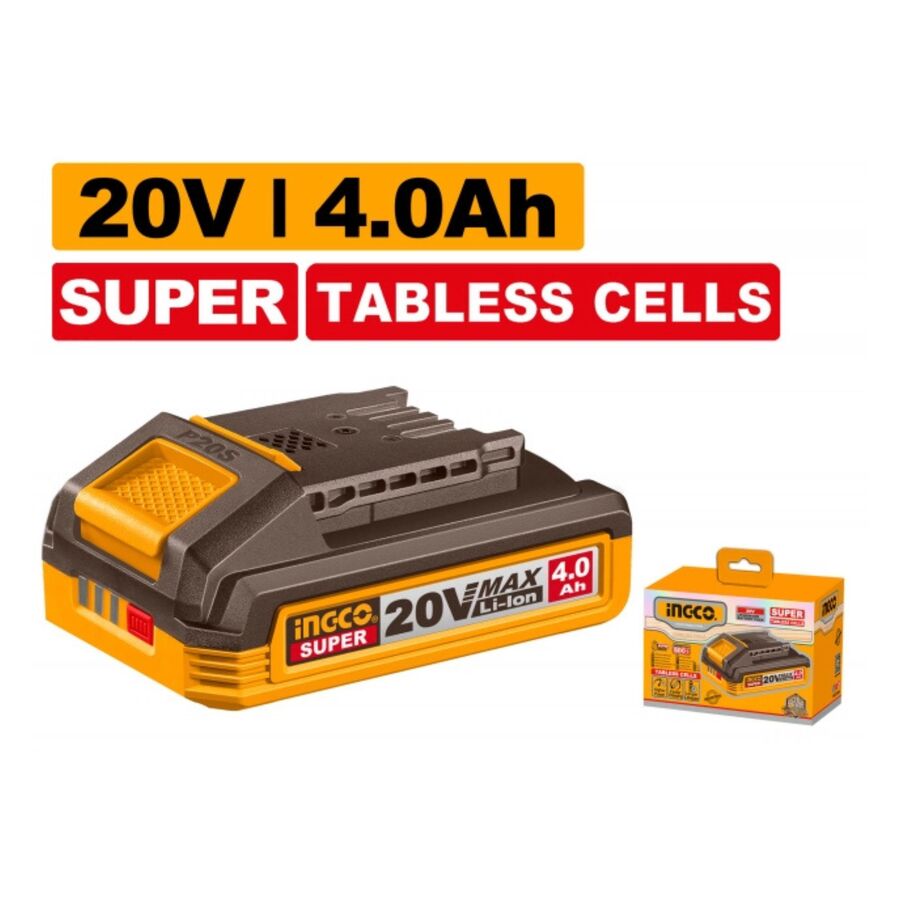 BATERIA LITIO 20V P20S 4.0AH SUPER CELDA INGCO