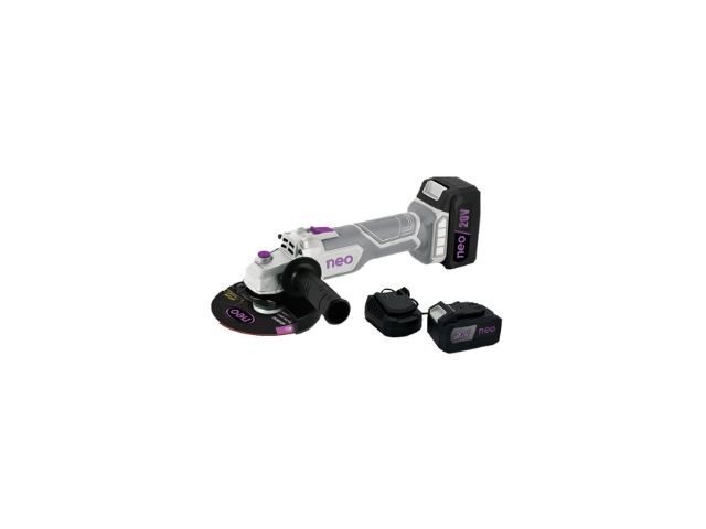 AMOLADORA ANGULAR BRUSHLESS 20V 2 BAT Y CARG