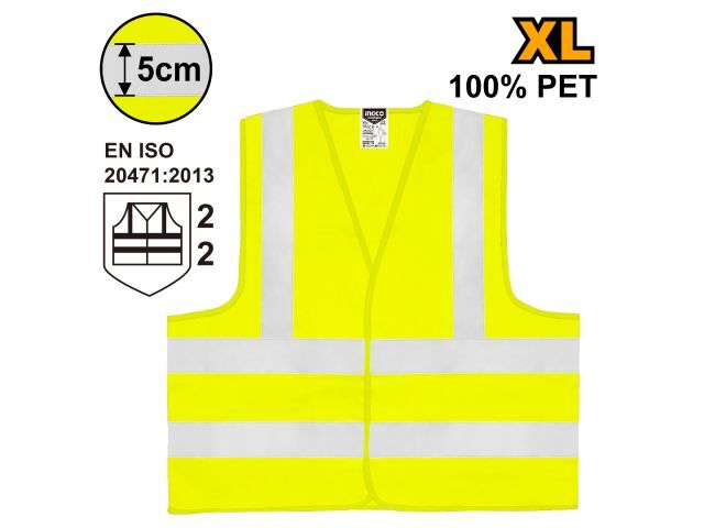 ING_RV03C - CHALECO REFLECTIVO VERDE INGCO RV03C