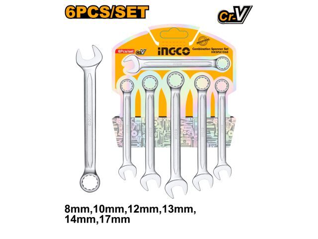 SET X6 LLAVES COMBINADAS INGCO