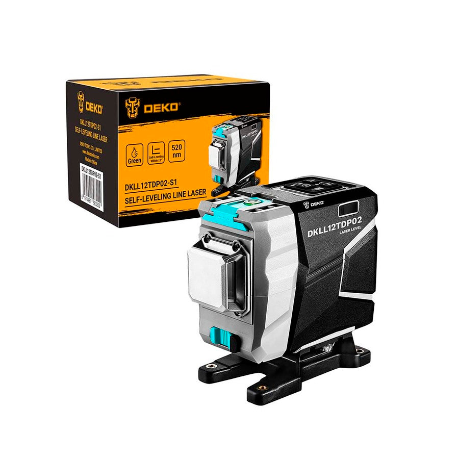 NIVEL LASER 3D 360° DEKO DKLL12TDP02-S1