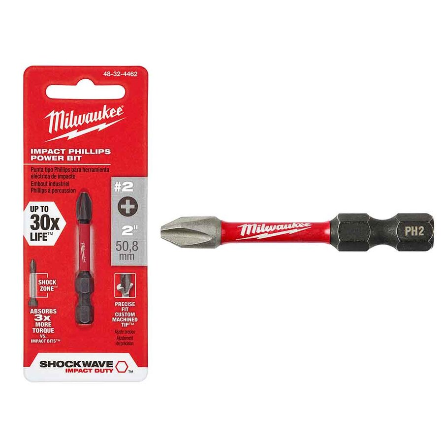 Punta Phillips PH 2 - x1 Ud Largas 2'' 48-32-4462 Milwaukee