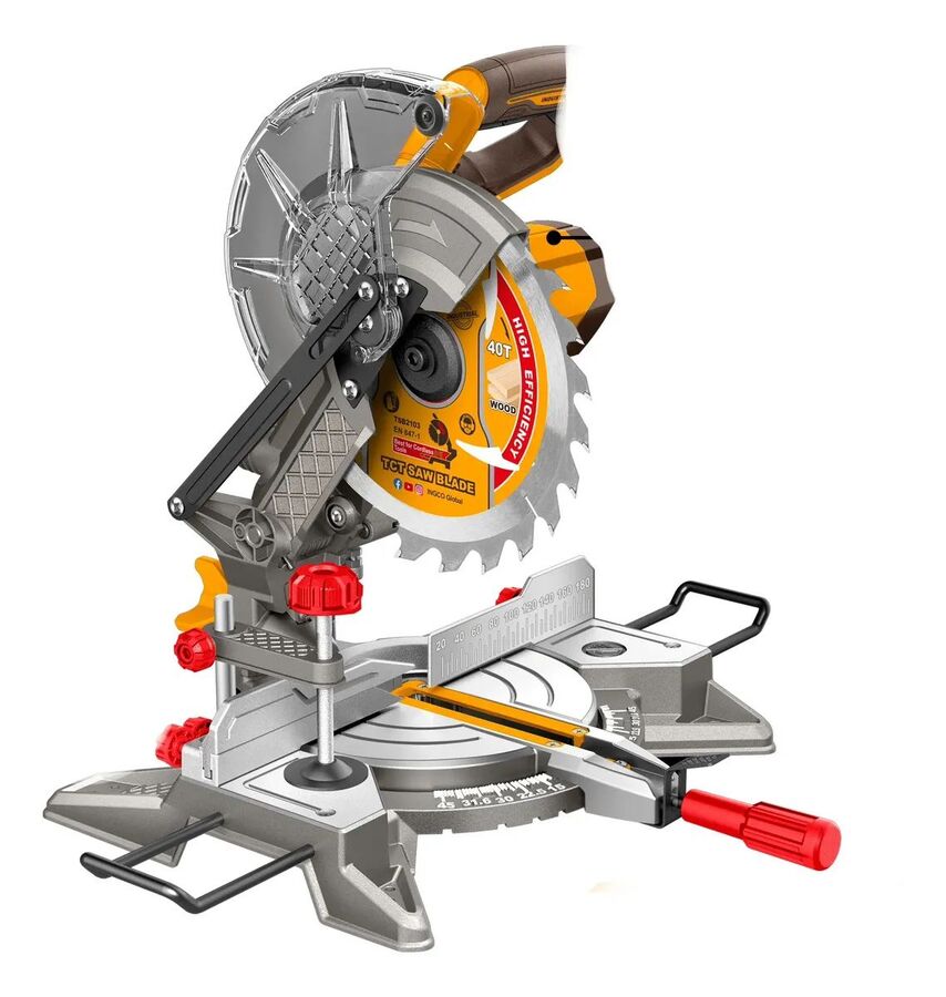 SIERRA INGLETADORA A BATERIA 20V 210MM + ACCESORIOS SIN BATE