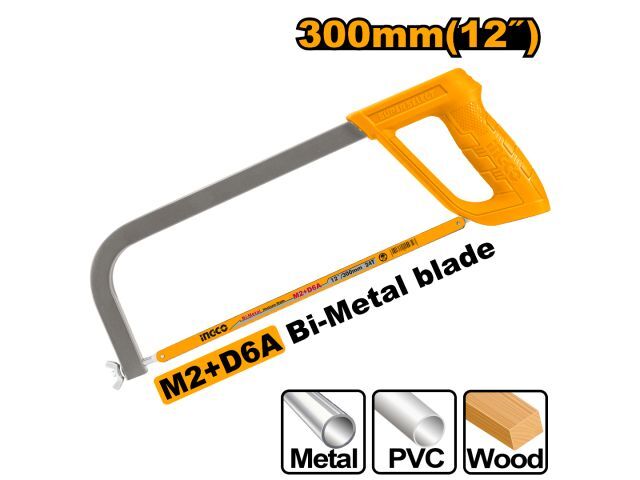 ARCO DE SIERRA 12 300MM TPI M2+D6A 24D INGCO HHFS3058