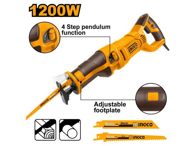 SIERRA SABLE INGCO 1200 W 210MM (alquiler)