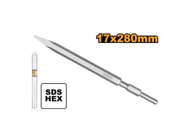 CINCEL ENC HEXAGONAL 17X280MM EN PUNTA PARA PDB13008