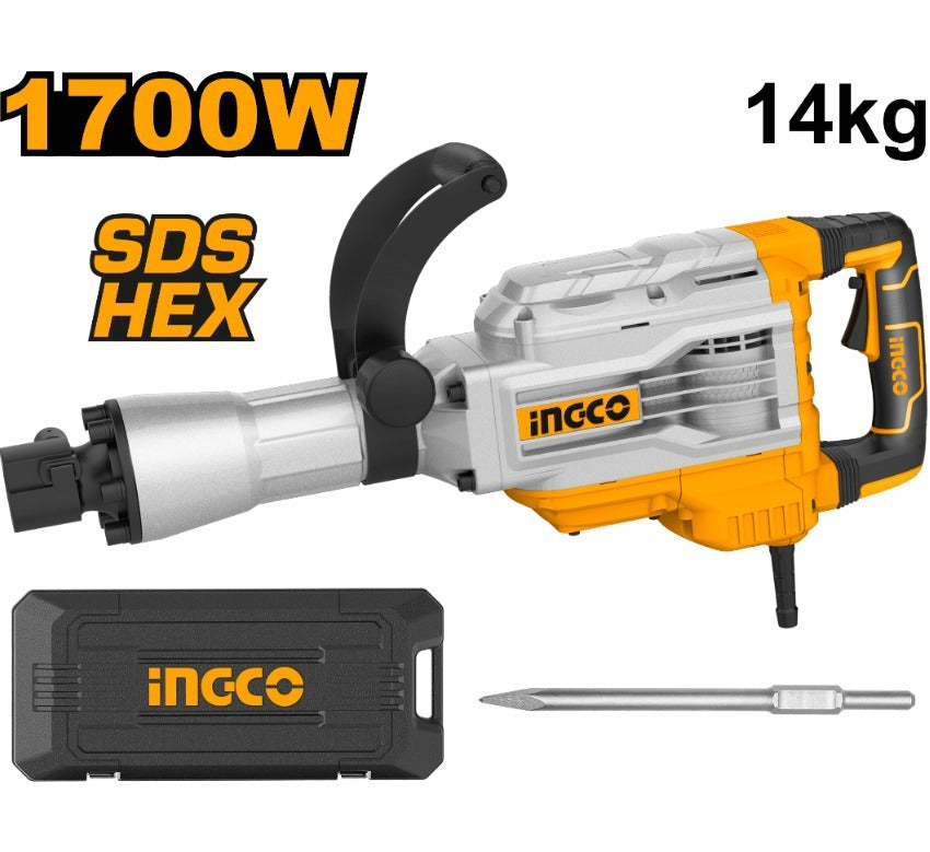 MARTILLO DEMOLEDOR 45J 1700W INGCO PDB17026 (VENTA)
