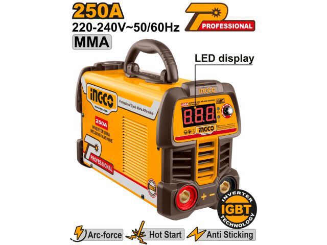 SOLDADORA INVERTER 250AMP INGCO ING-MMA25069