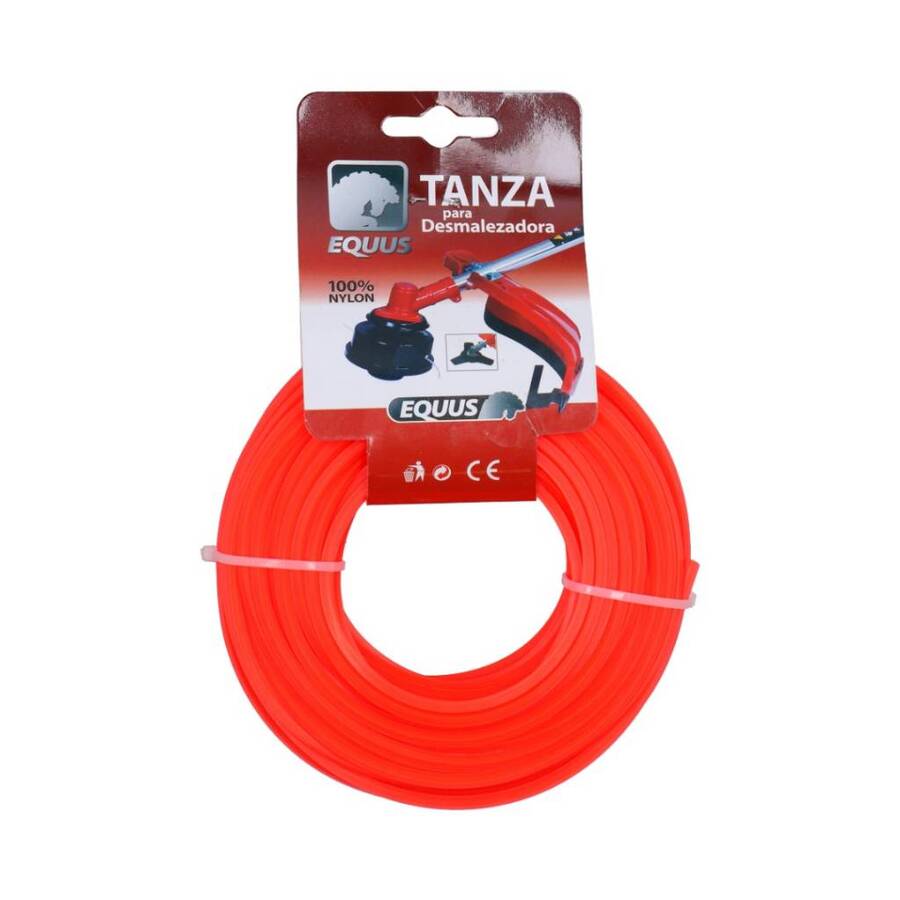TANZA CUADRADA 2.4 MM X 15 MT EQUSS