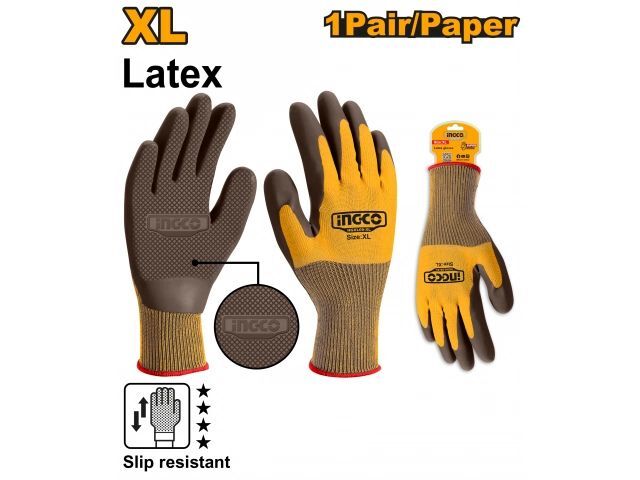 GUANTE LATEX INGCO