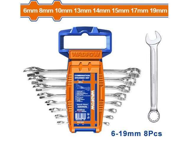 SET X 8 LLAVES COMBINADAS WADFOW