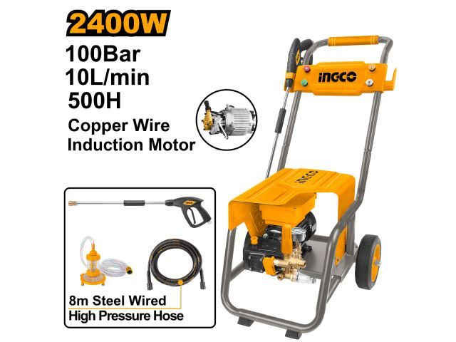 HIDROLAVADORA 2400W 90BAR INDUCCION (USO COMER INGCO)(VENTA)