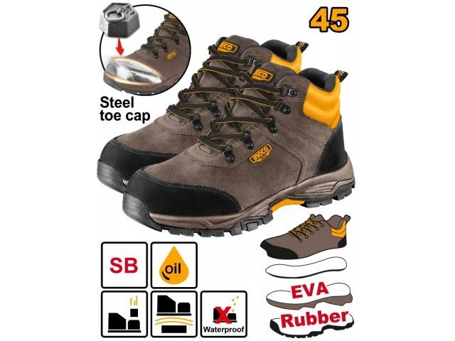 BOTAS DE SEGURIDAD TALLE 45 INGCO