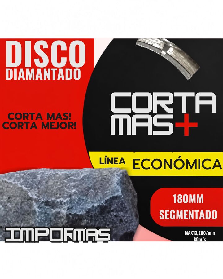 DISCO DIAMANTADO SEGMENTADO ECO 180MM