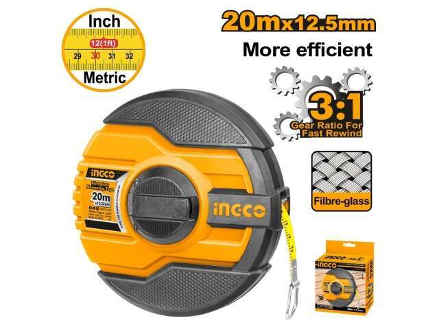 ING_HFMT8320 - CINTA AGRIMENSOR 20M X 12.5MM INGCO HFMT8320