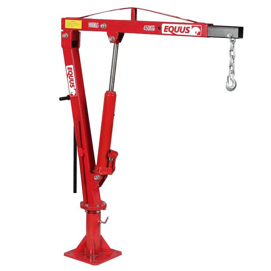 Guinche o grúa giratoria para camioneta o camión 900kg Equus