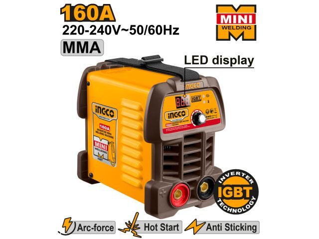 SOLDADORA INVERTER 160AMP IGBT INGCO ING-MMA16049