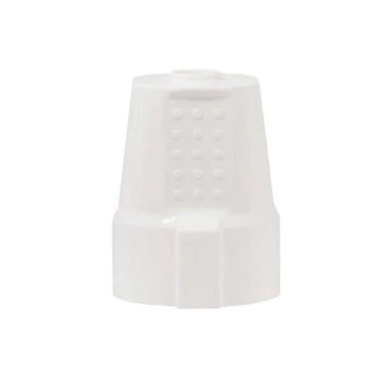 Ficha hembra schuko tierra lateral 16A blanca