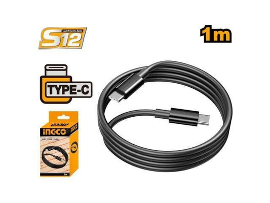 CABLE USB TIPO C 1MT 3A INGCO