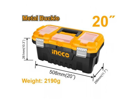 CAJA HERRAMIENTAS 20" BROCHETA METAL INGCO