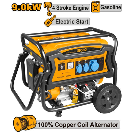 GENERADOR NAFTA 9.0 KW ARRANCA ELECTRICO/MANUAL INGCO(VENTA)