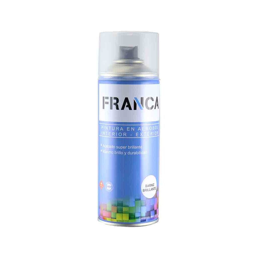 Aerosol Barniz Brillante 400ml Franca