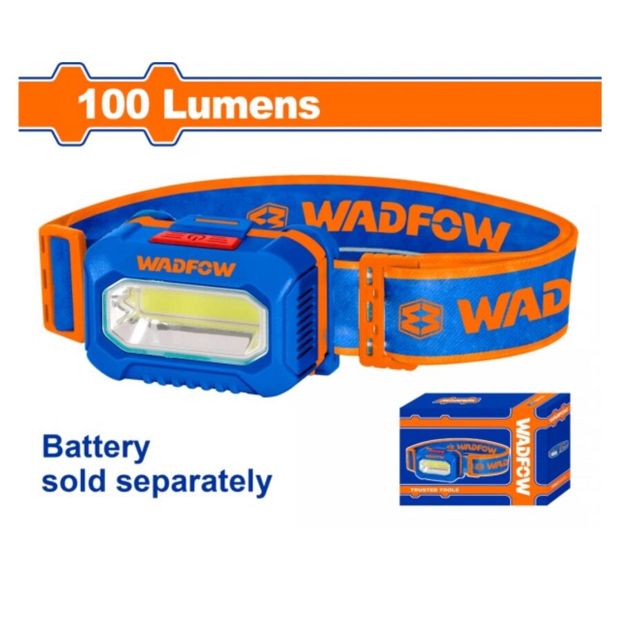 LINTERNA FRONTAL 100 LUMENES ALCANCE 91M IPX4 WADFOW