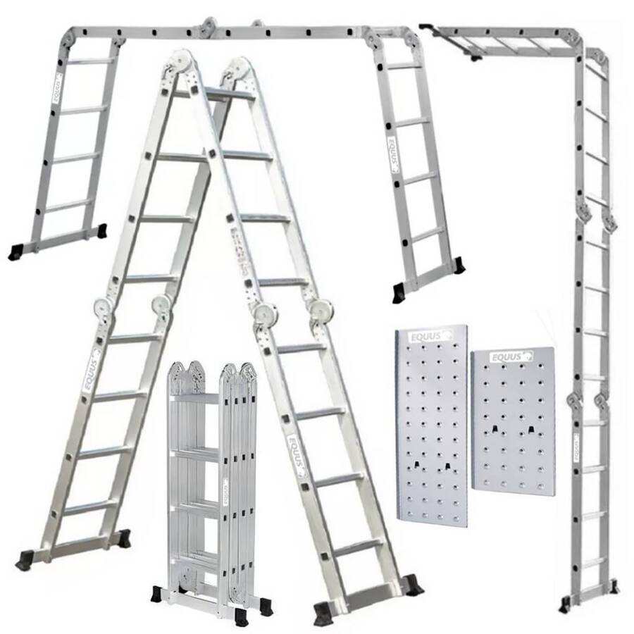 ESCALERA COMBO ANDAMIO  4.7m EQUUS 16 ESC + PLATAFOR (VENTA)