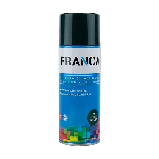 Esmalte Aerosol Verde Inglés 400ml Ref.77 Franca