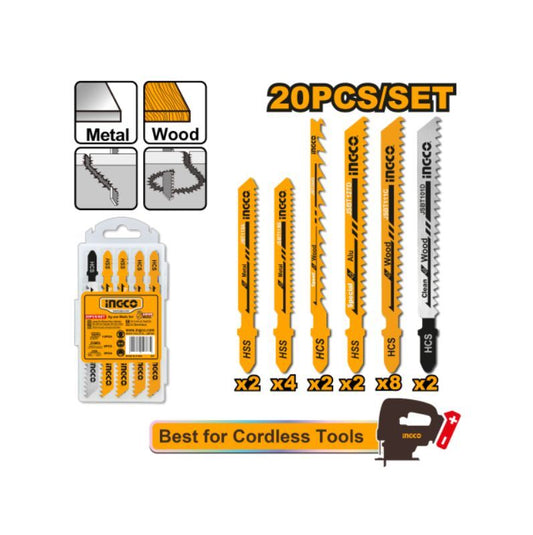 SET 20PCS HOJAS PARA SIERRA CALADORA EN BLISTER