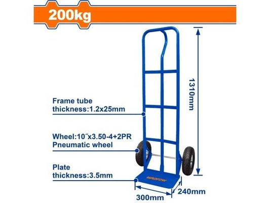 CARRO DE CARGA 200KG RUEDAS NEUMATICAS