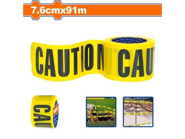 CINTA SEÑALIZACION AMARILLA 7.6CM X 91M CAUTION WADFOW