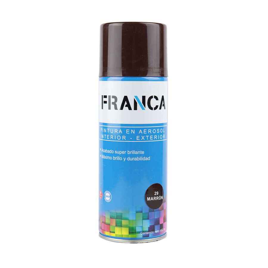 Esmalte Aerosol Marrón 400ml Ref.29 Franca