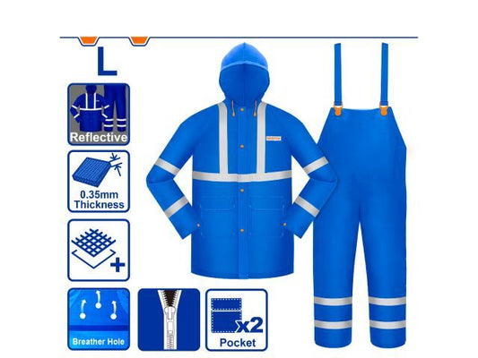 EQUIPO DE LLUVIA CON REFLECTIVO TALLE XXL WADFOW WRC5XXL