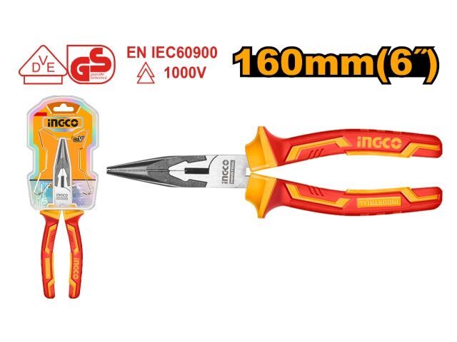 ALICATE AISLADO 6" PUNTA FINA HILNP28168