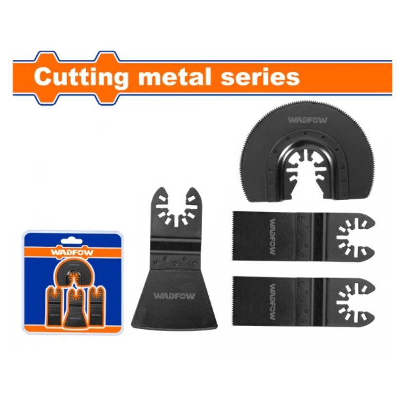SET X 4 SIERRAS PARA CORTE METAL MAQUINA MULTIFUNCION WADFOW