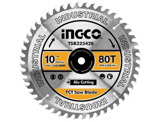 DISCO INGLETADORA ALUMMINIO PLASTICO 10" INGCO 80D TSB325428