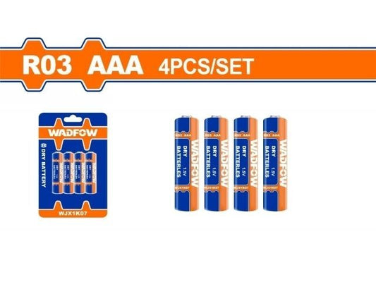 PACK X 4 PILAS AAA WADFOW WJX1K07