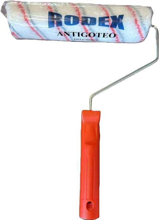 RODILLO RODEX 23CM PELO MEDIO VARILLA