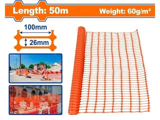 MALLA PLASTICA SEGURIDAD 50M WADFOW