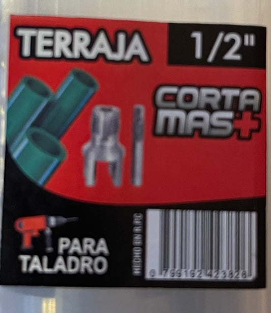 TERRAJA 1/2 PARA TALADRO CORTA MAS