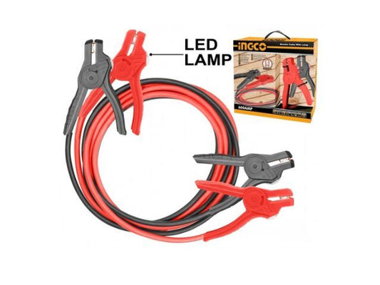 PINZA CABLE ARRANCADOR CON LUZ INGCO HBTCP6008L