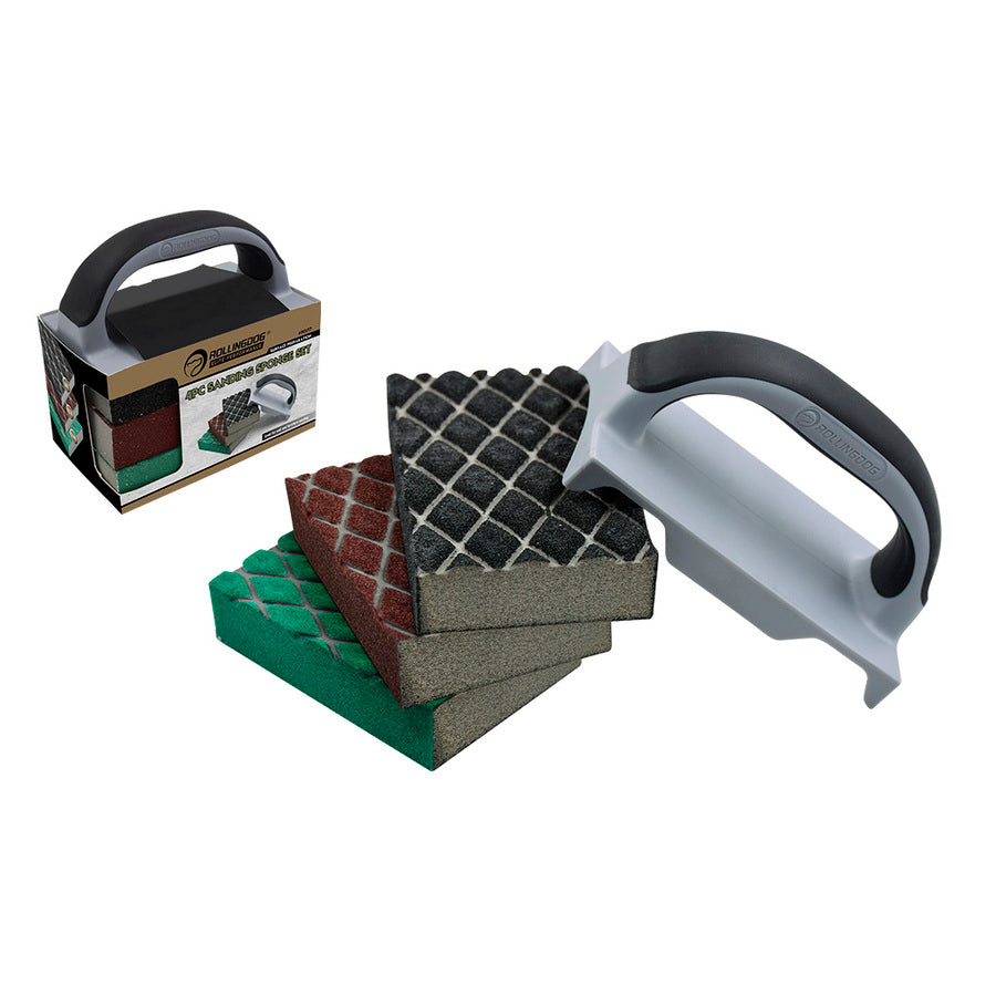 Set 4Pz Esponjas De Desbaste Rollingdog 90177
